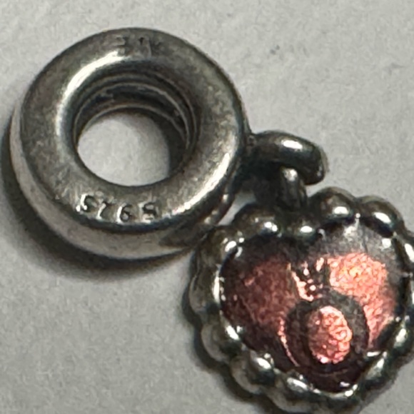 Authentic Pandora Red Heart Charm - Picture 3 of 3